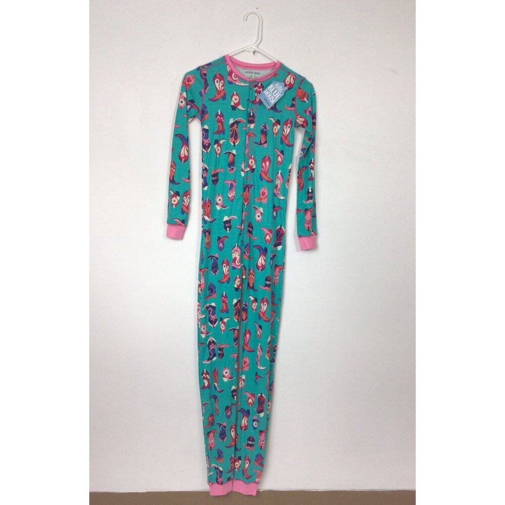 Hatley Pajamas Cowboy Girl Union Suit 14 NEW